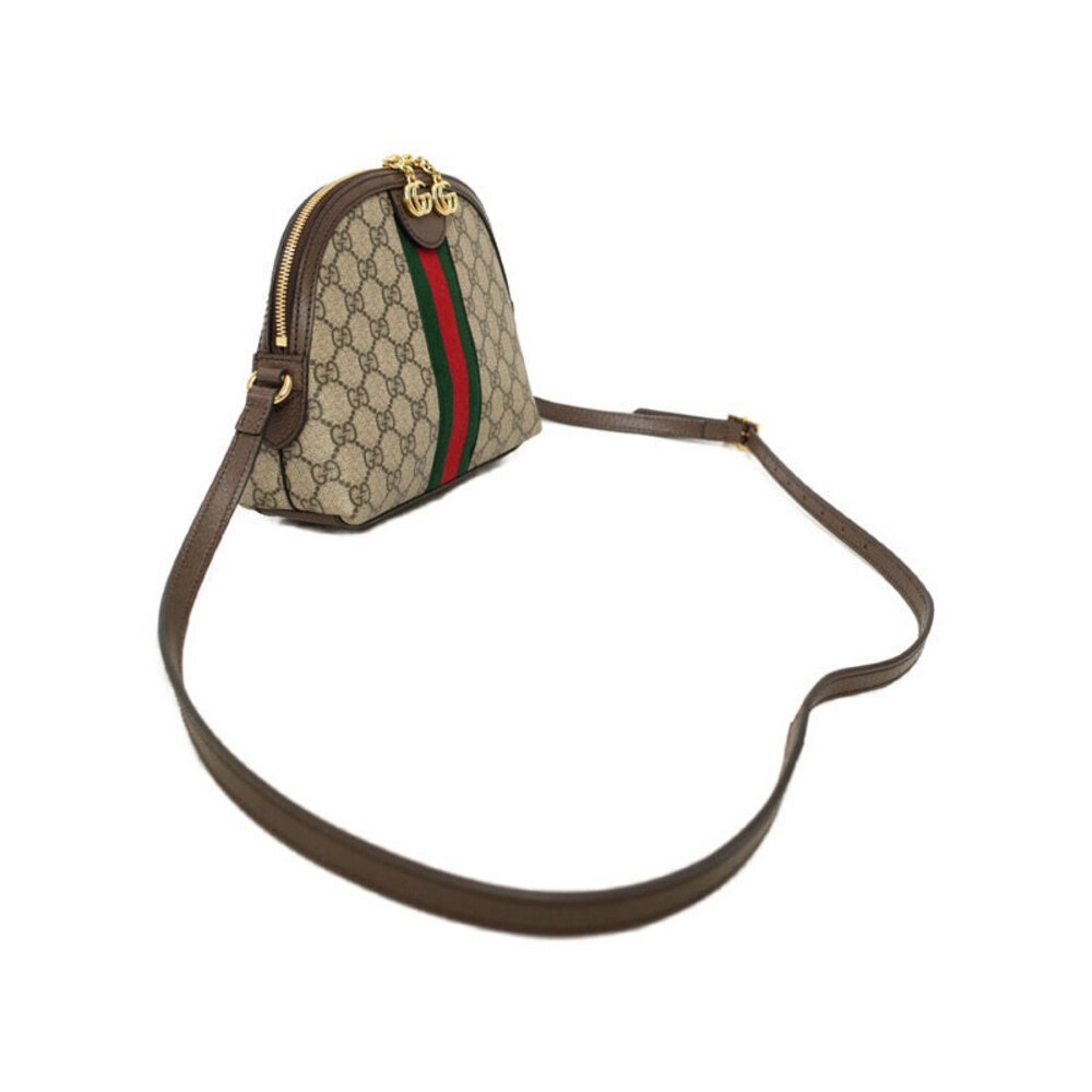 Gucci Ophidia Beige Brown Ebony Bag Supreme Shoulder Canvas GG